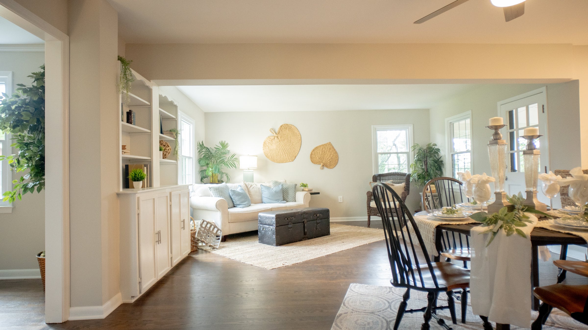 Montpelier: staged living and dining room
